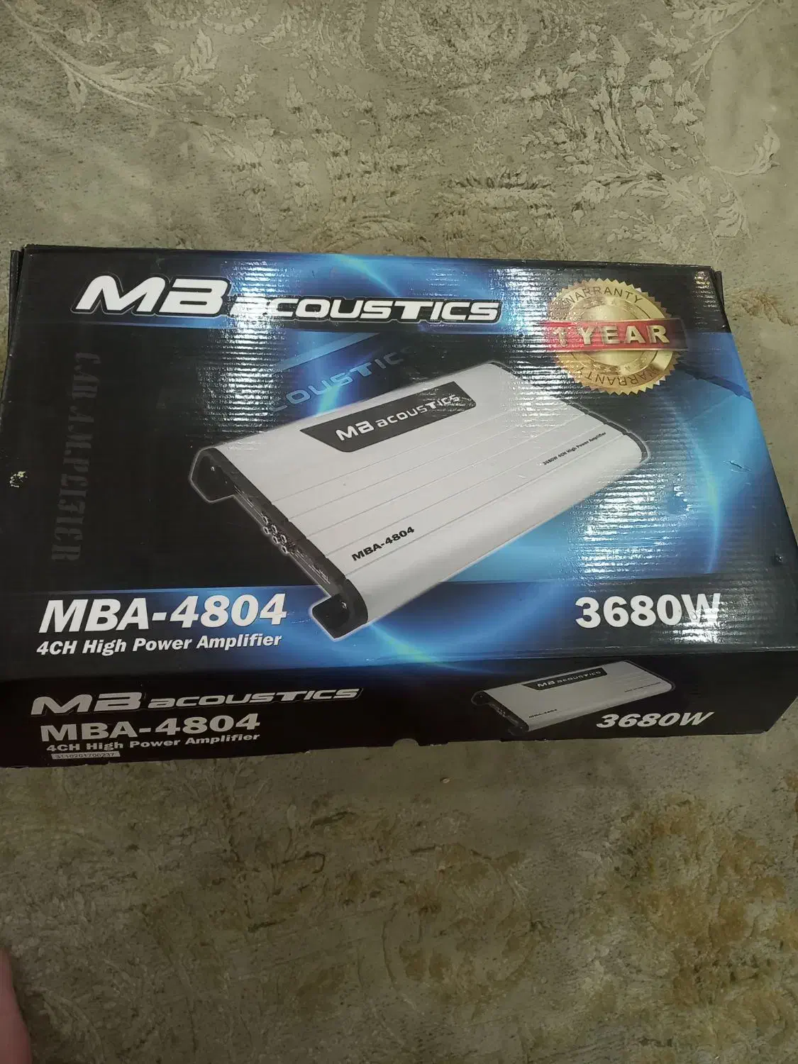 آمپیلی ۴ کانال ام بی آکوستیک و ایسیوS2000PL4 پژو|قطعات یدکی و لوازم جانبی|پردیس, فاز ۵|دیوار