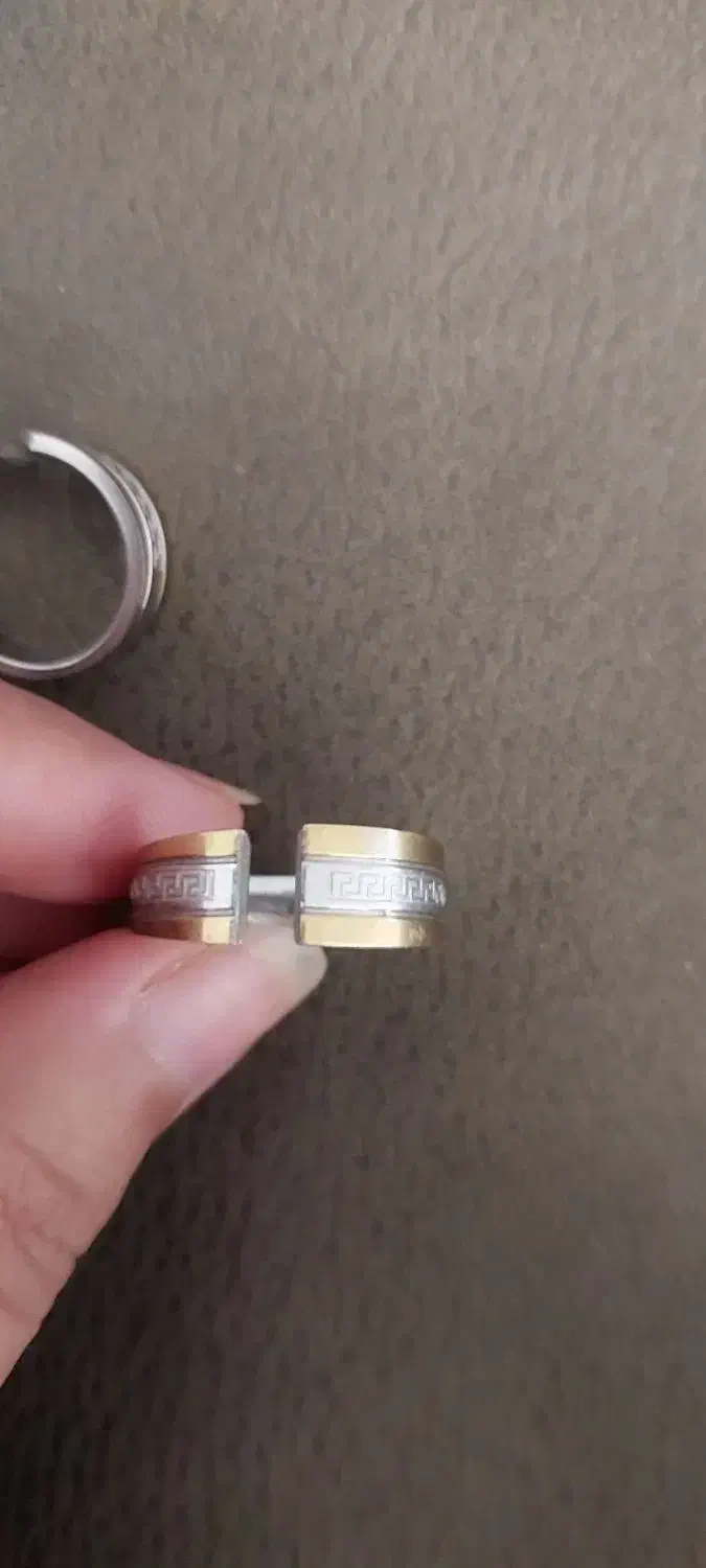 ۲ عدد حلقه زوجی استیل بدون نگین (انگشتر)|بدلیجات|مشهد, شفا|دیوار