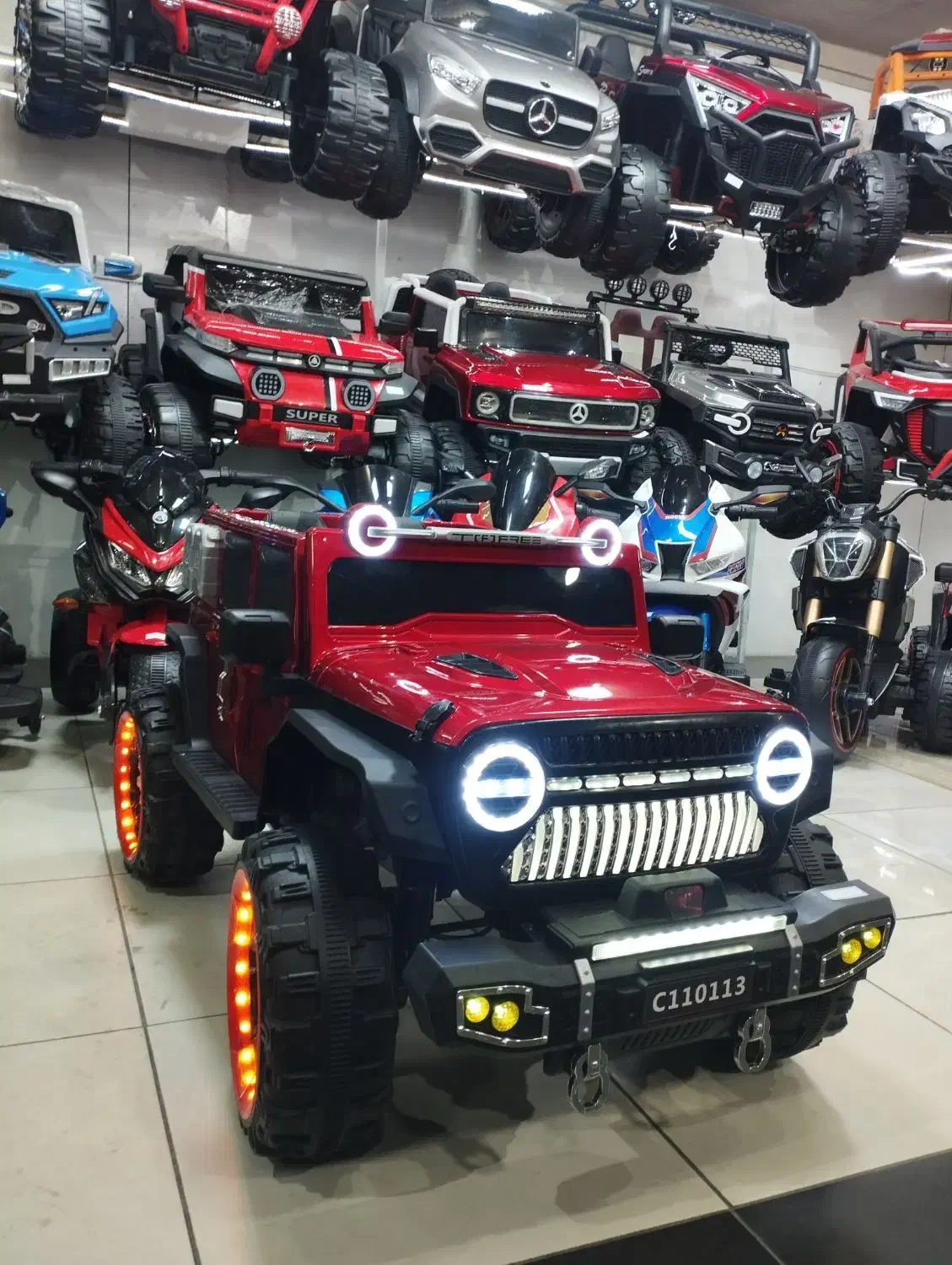 ماشین شارژی آفرودی با اقساط سه ماهه|اسباب‌‌بازی|ایلام, |دیوار