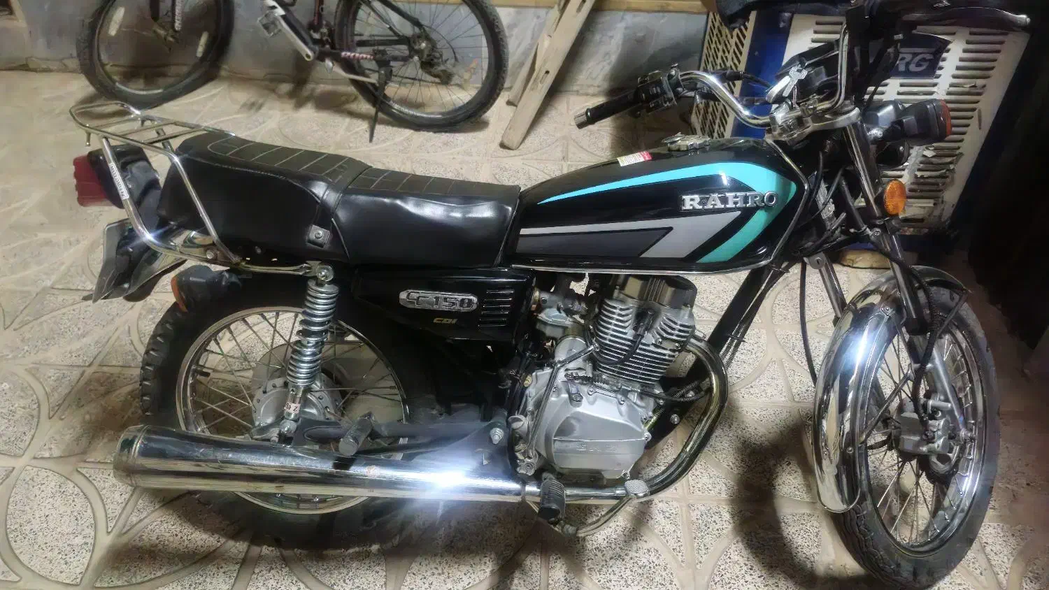 موتور سنین ۹۵ (۱۵۰)زیر پا نرم و درجه یک|موتورسیکلت|آران و بیدگل, |دیوار