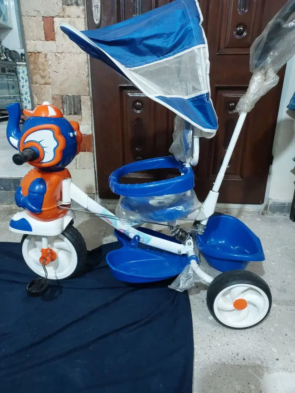 سه چرخه دامبو فنردار مارک دلیجان|اسباب‌بازی بچه|ورامین, ورامین|دیوار