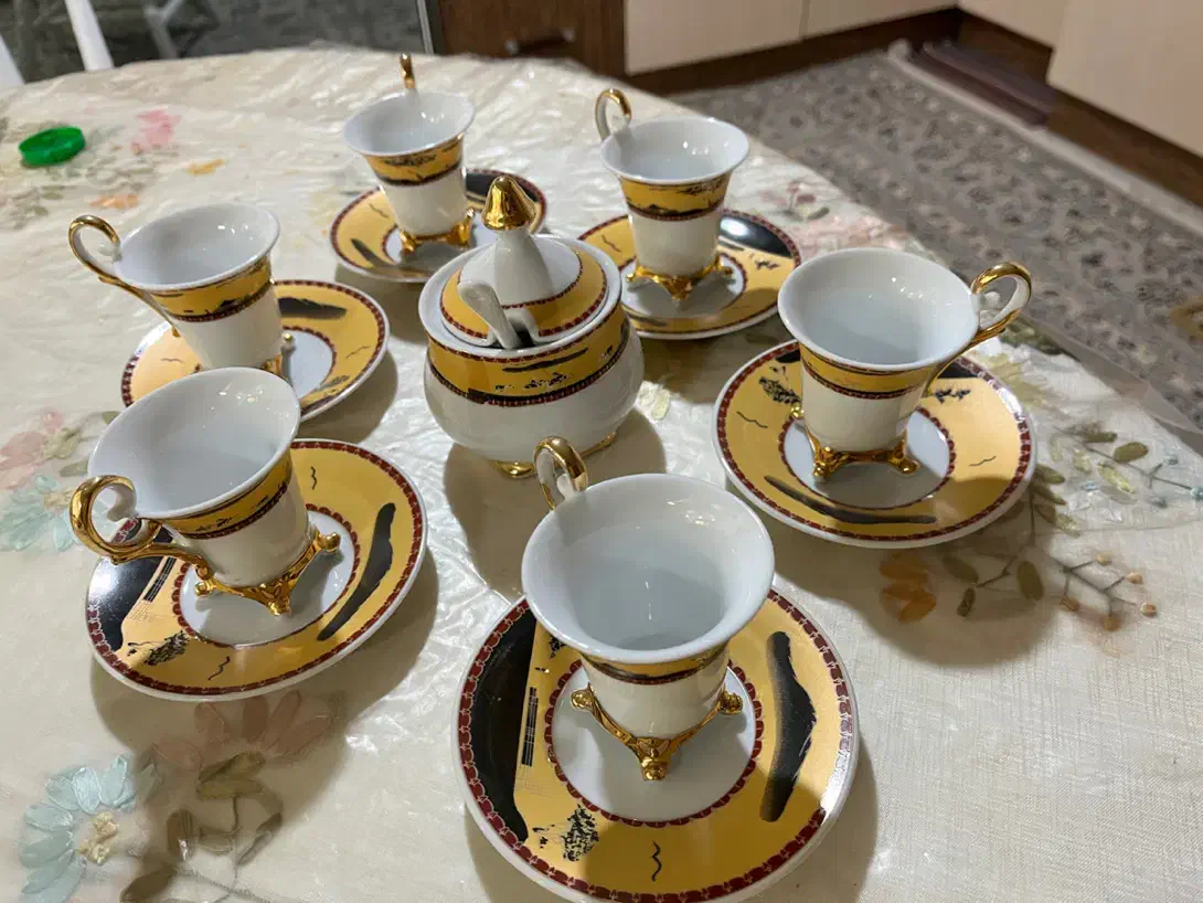 فنجان طرح غروب|ظروف سرو و پذیرایی|قم, شهرک قدس|دیوار