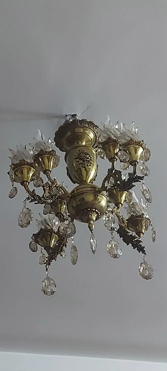 لوستر|لوستر و چراغ آویز|پاکدشت, پاکدشت (مامازند)|دیوار