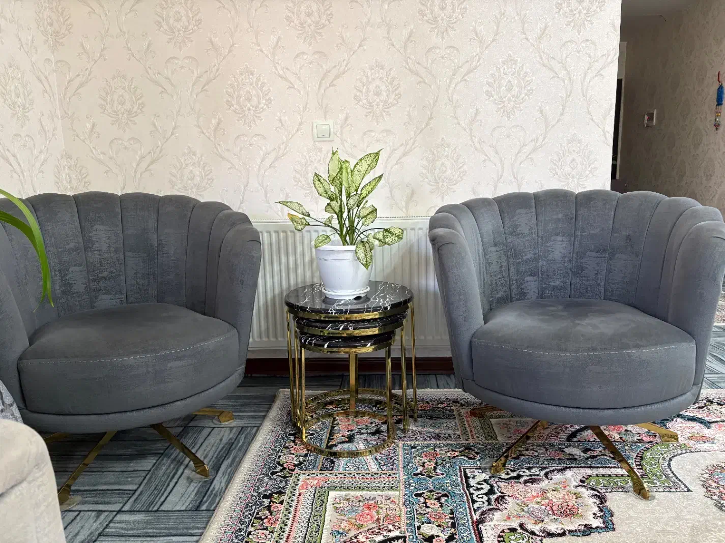 صندلی مبلی مدل صدف (انگلیسی)|مبلمان خانگی و میز عسلی|داران, |دیوار