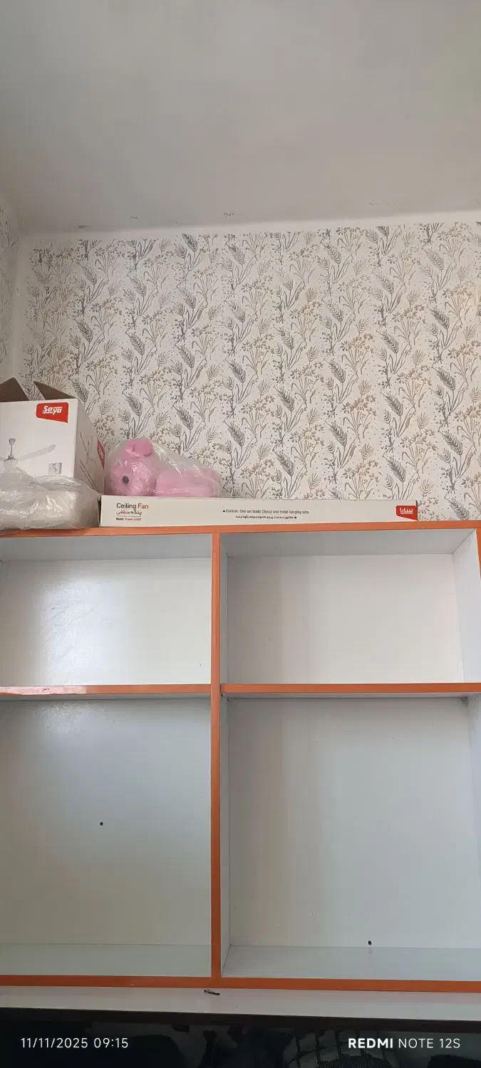 شلف طبقه ای|کتابخانه، شلف، قفسههای دیواری|سبزوار, شرق کال عیدگاه|دیوار