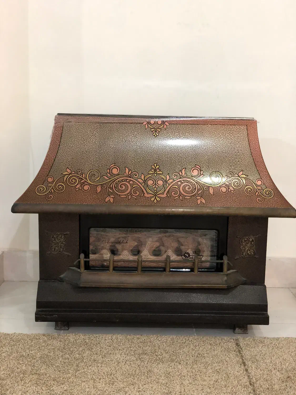 بخاری شومینه ای گازی در حد نو|بخاری، هیتر، شومینه|یاسوج, |دیوار