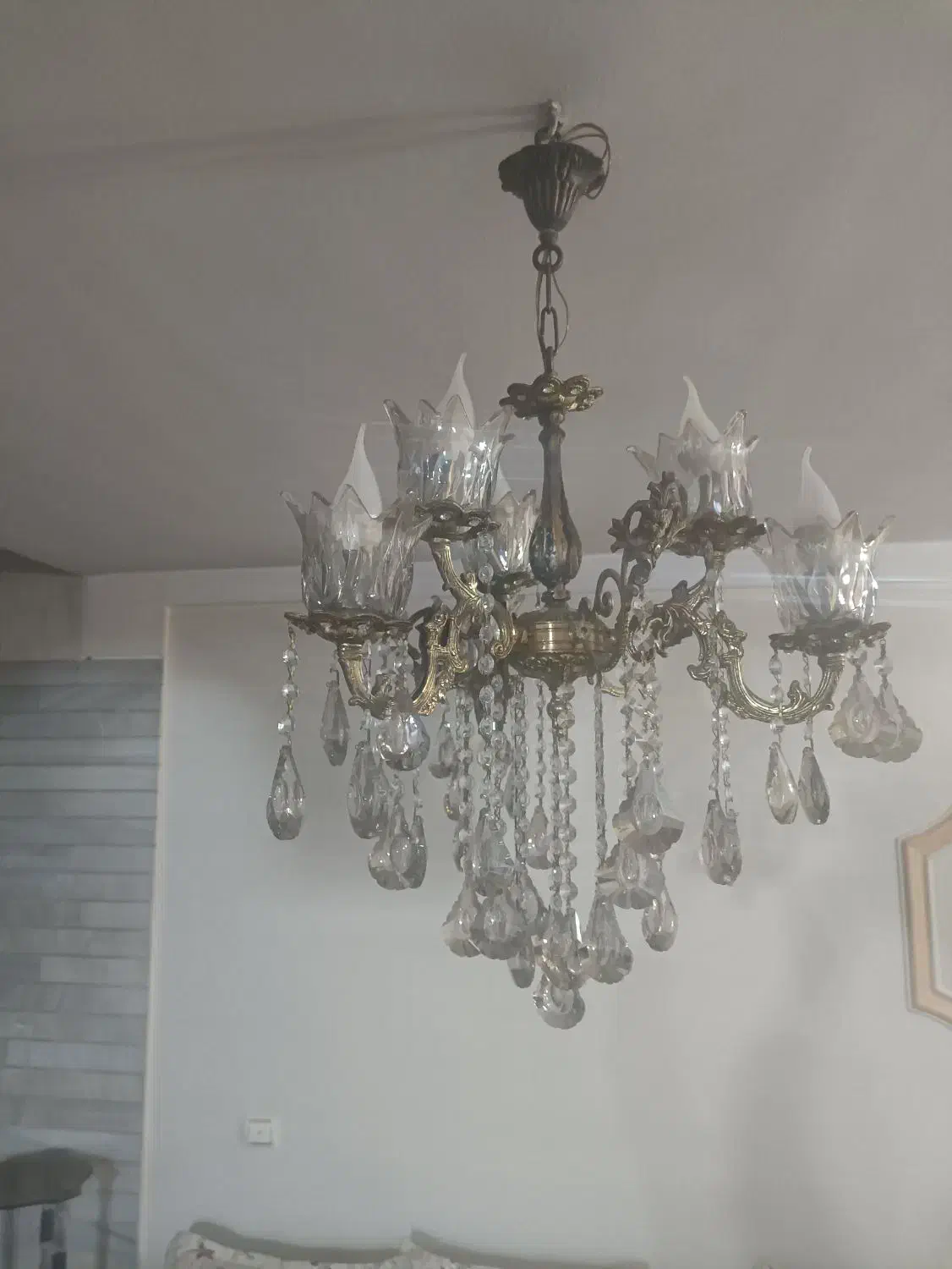 لوستر|لوستر و چراغ آویز|همدان, |دیوار