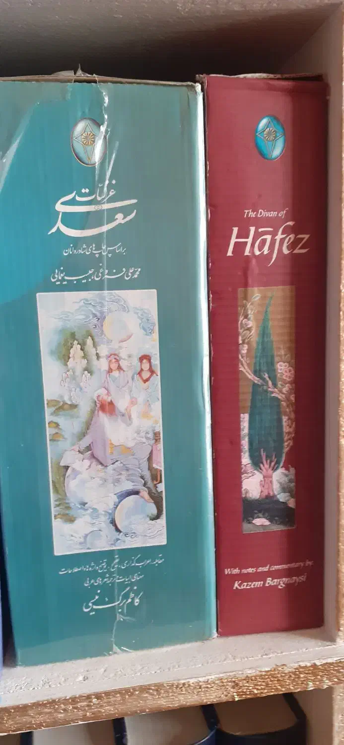 حافظ غزلیات سعدی حکیم عمر خیام|کتاب و مجله ادبی|الشتر, |دیوار