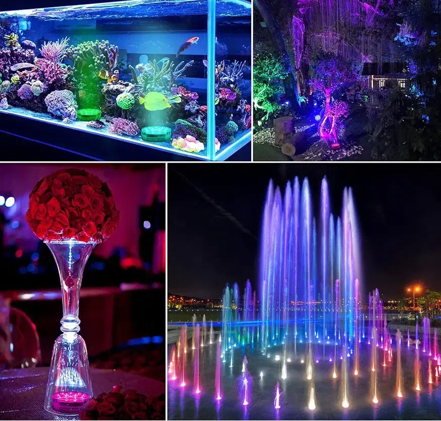 چراغ LED ریموت دار ضد آب|لامپ و چراغ|خرم‌آباد, |دیوار