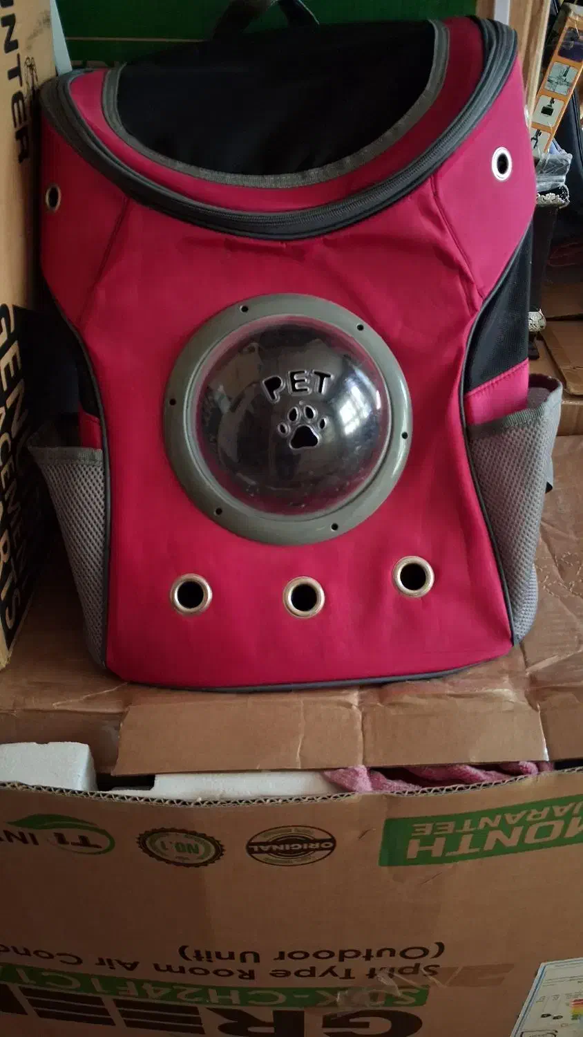 باکس کوله پشتی مخصوص حمل گربه|لوازم جانبی حیوانات|فولادشهر, B6|دیوار