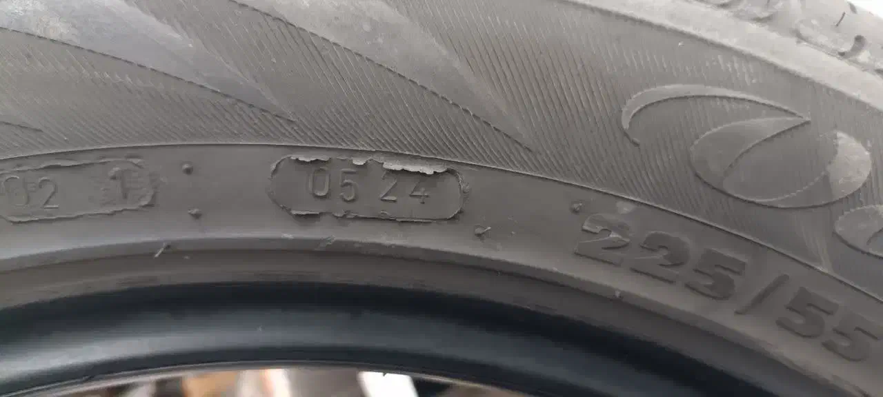 چهار حلقه لاستیک 225/55/18 کویر تایر سال ساخت 2024|قطعات یدکی و لوازم جانبی|شهرکرد, |دیوار