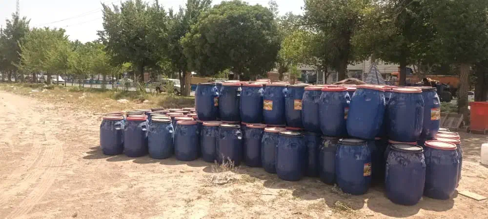 دبه ۱۲۰ لیتری و ۶۰ لیتری|ظروف نگهدارنده، پلاستیکی، یکبارمصرف|شهرکرد, |دیوار