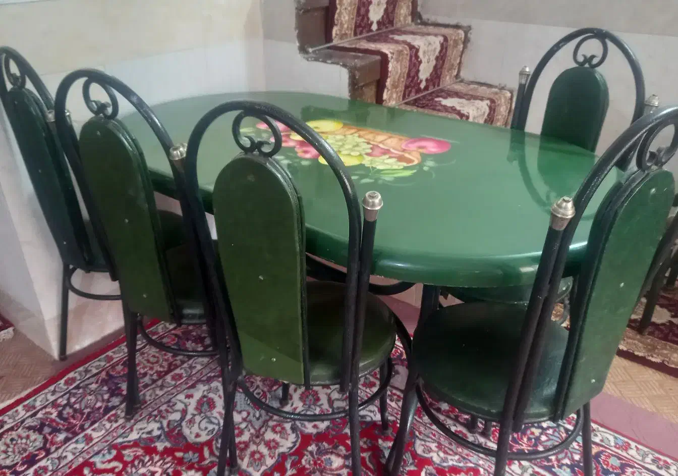 میز ناهارخوری|میز و صندلی غذاخوری|قم, خاکفرج|دیوار