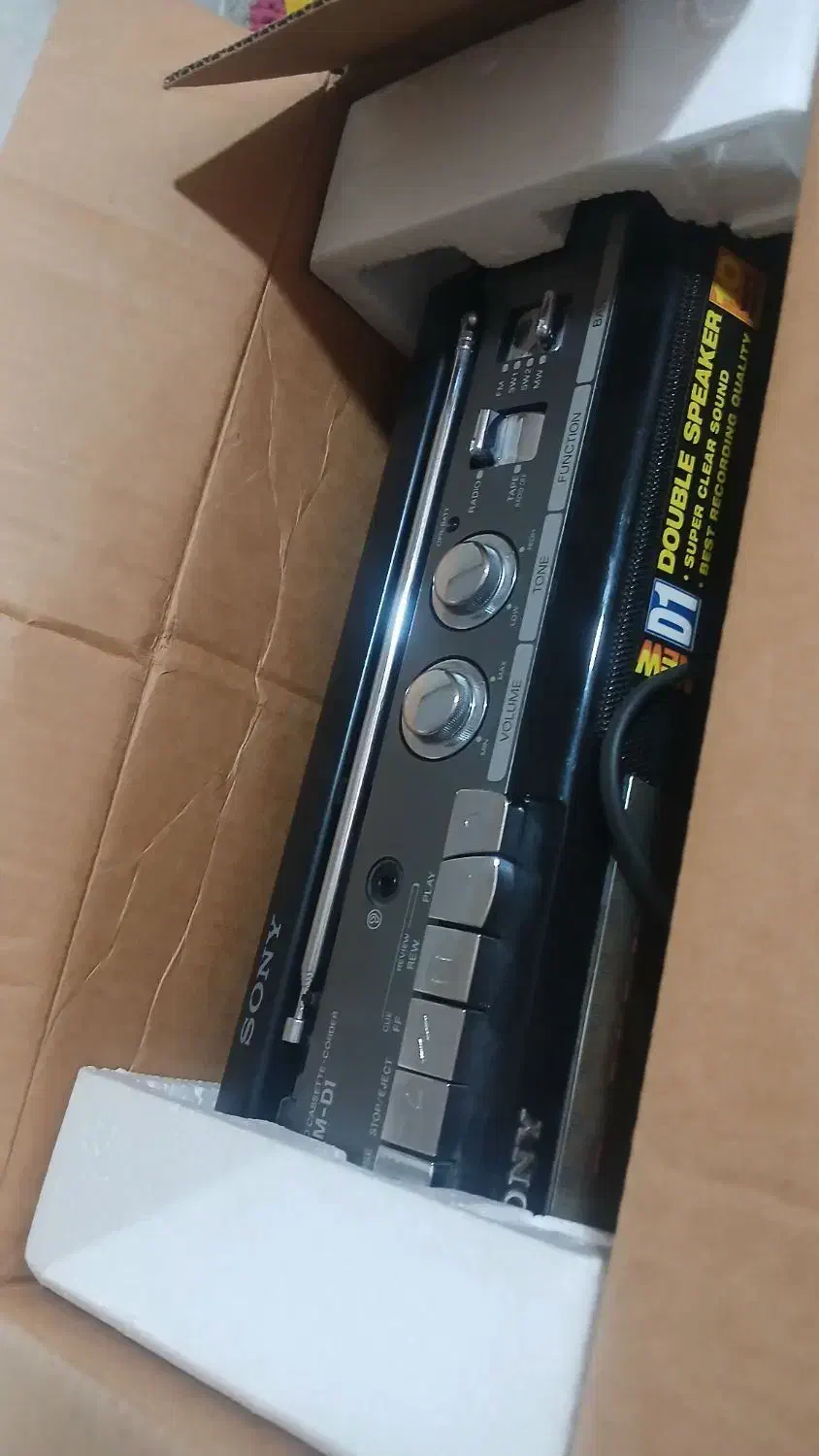 رادیو ضبط سونی آنتیک|سیستم صوتی خانگی|خمین, |دیوار