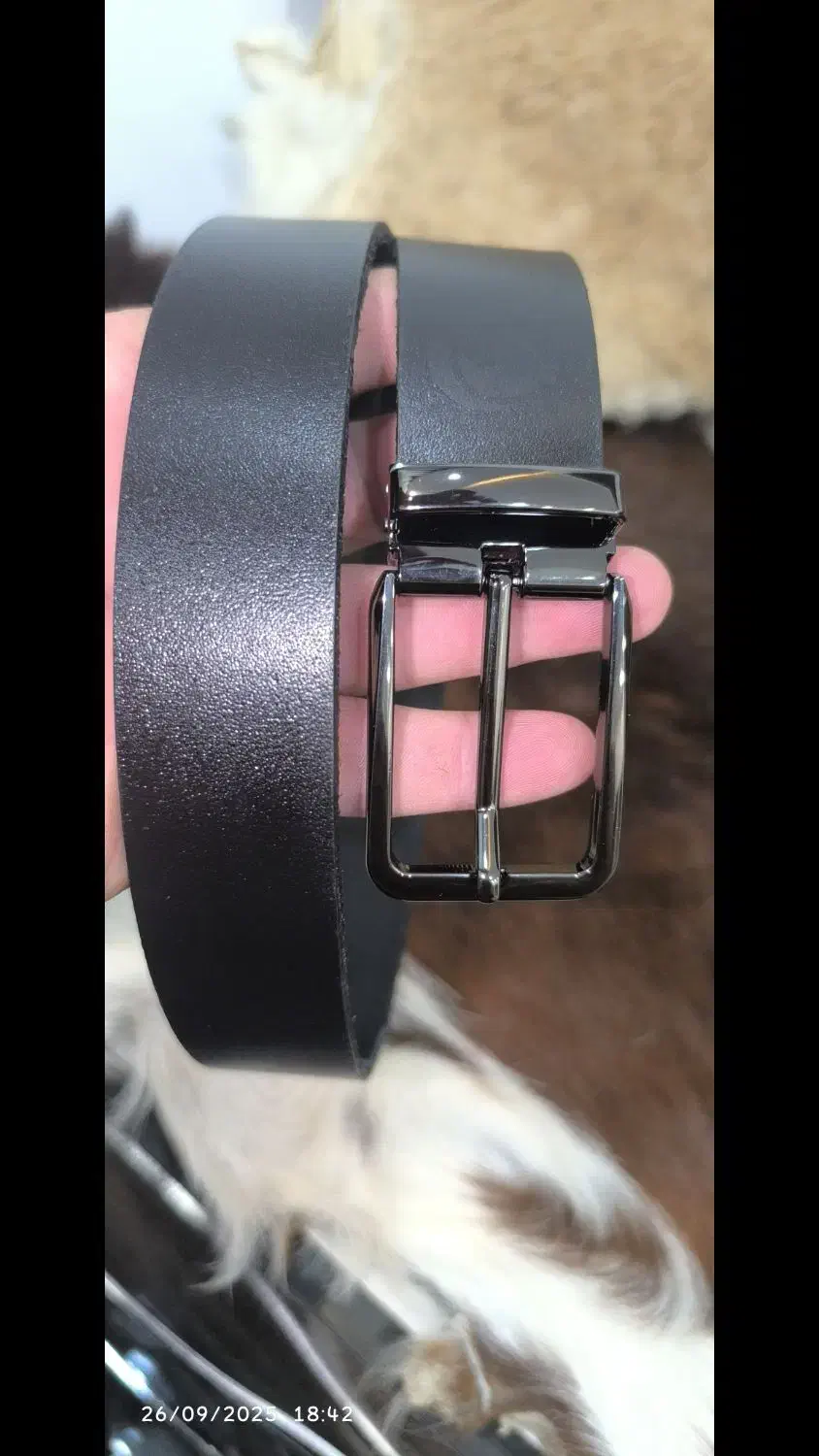 کمربند چرم طبیعی گاومیش|کیف، کفش، کمربند|مشهد, شاهد (شهرک غرب)|دیوار