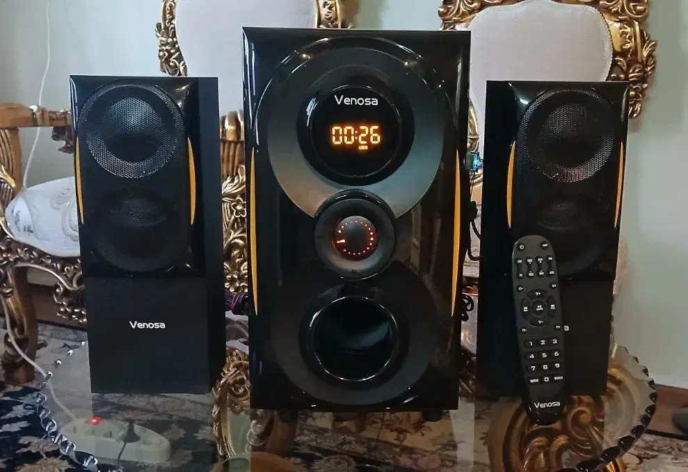 اسپیکر بیس دار Venosa|سیستم صوتی خانگی|اردبیل, |دیوار