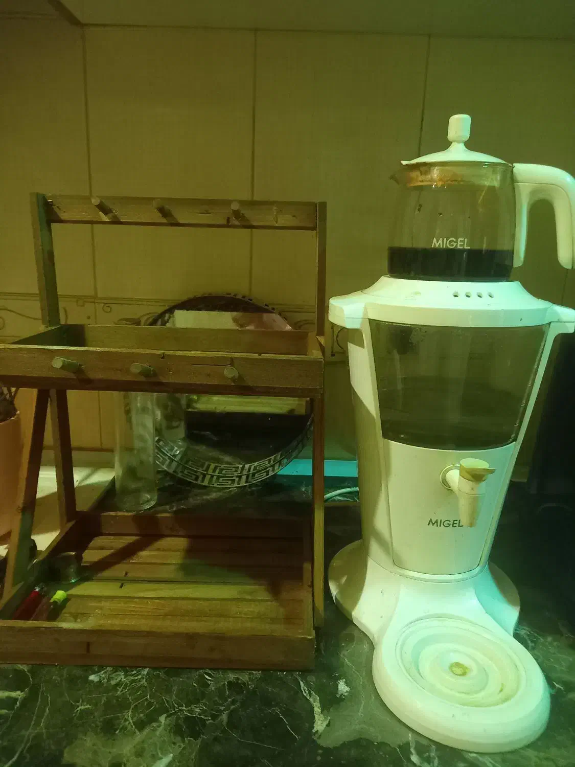 سماوربرقی سفید درحد نو|سماور، چای‌ساز، قهوه‌ساز|آبادان, |دیوار