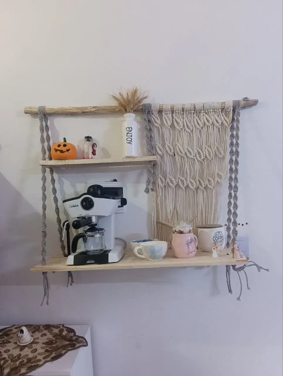 کافی بار مکرومه|صنایع دستی و سایر لوازم تزئینی|مشهد, رده|دیوار