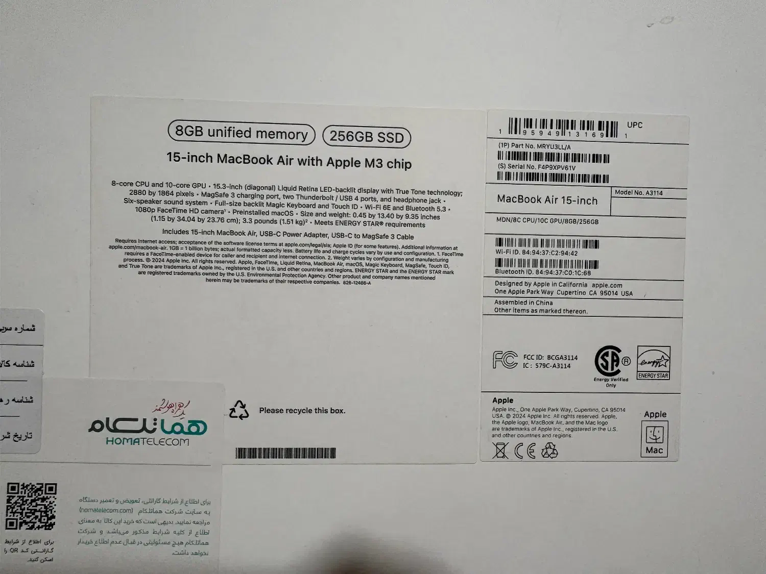 Laptop MacBook air m3|رایانه همراه|تهران, آرژانتین|دیوار