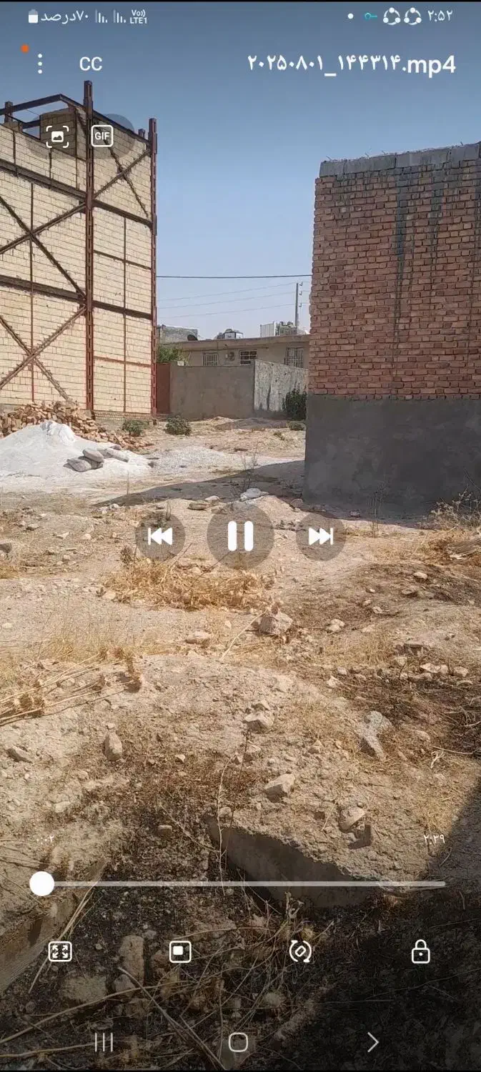 زمین دوبر ۱۰۰ متر شهرک پاونار ده متر ب خیابان اص|فروش زمین و ملک کلنگی|سرپل ذهاب, |دیوار