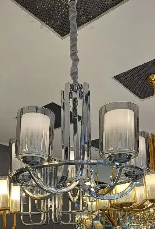 لوستر مدرن شاخه ای استوانه ای|لوستر و چراغ آویز|قم, زاد|دیوار