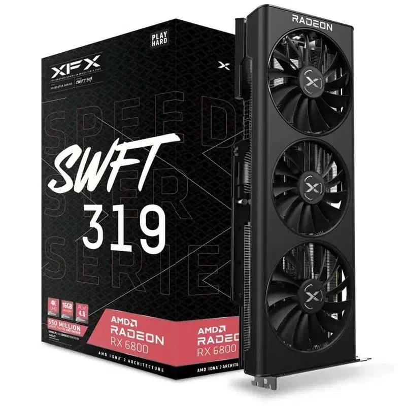 کارت گرافیک XFX RX 6800 AMD SWFT 319 16GB|قطعات و لوازم جانبی رایانه|شیراز, ملاصدرا|دیوار