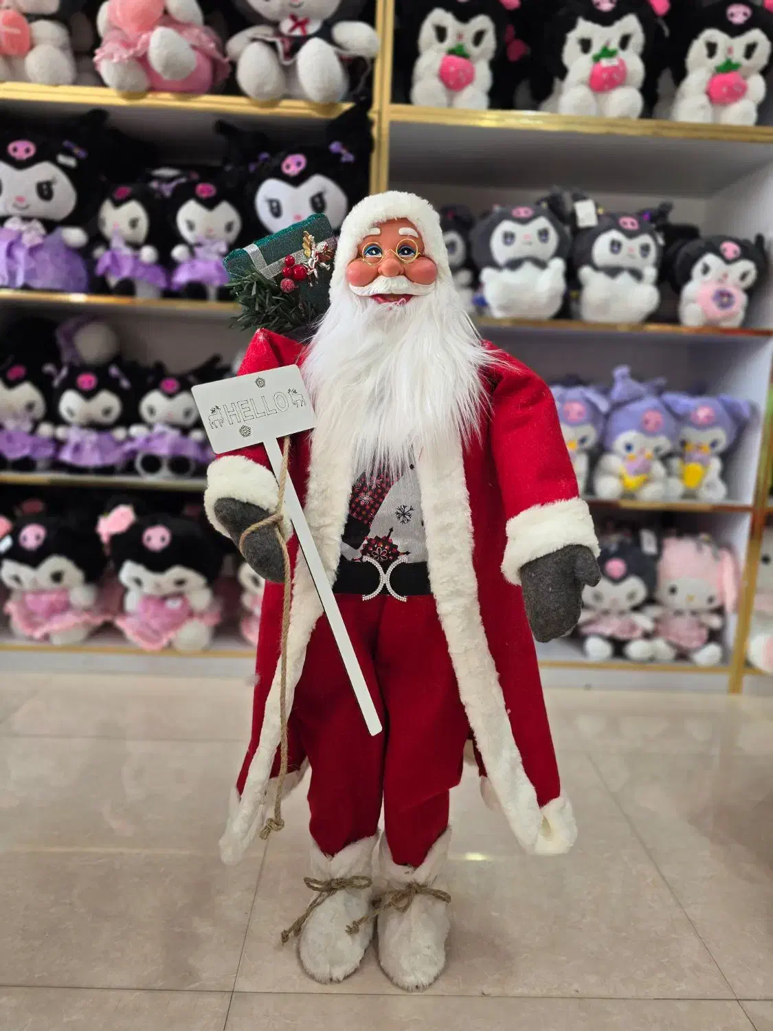 بابانوئل ۶۰ و ۹۰سانتی|مجسمه، تندیس، ماکت|خمینی‌شهر, |دیوار