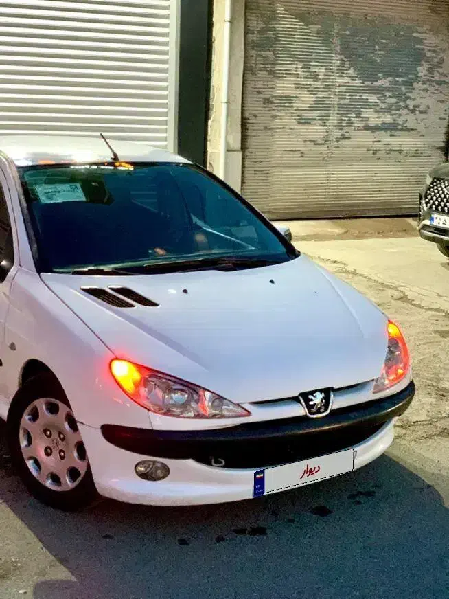 پژو 206 سفید|خودرو سواری و وانت|رشت, سلیمانداراب|دیوار