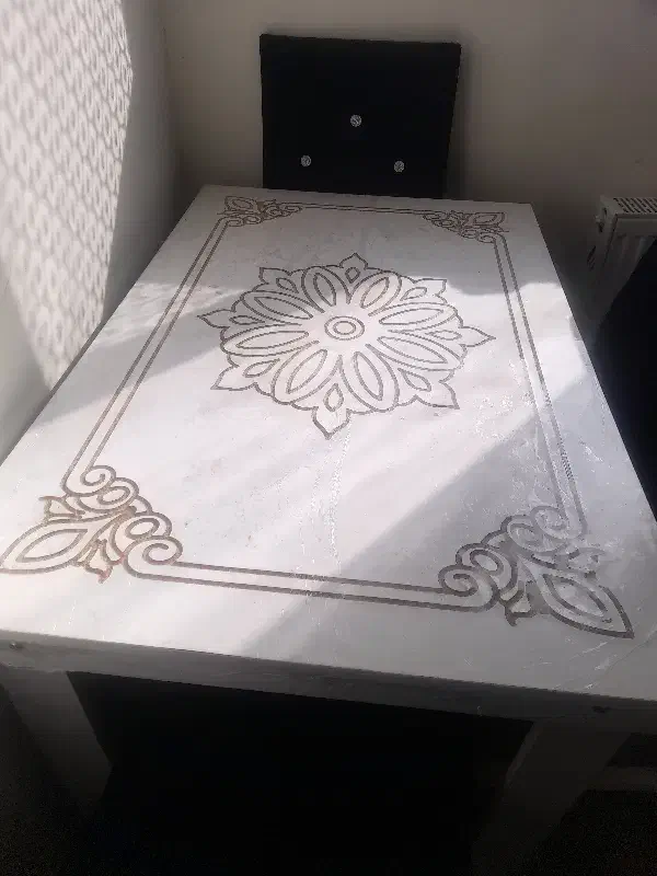 میز نهار خوری ۴ نفره سورمه ای|میز و صندلی غذاخوری|گلبهار, نوبهار|دیوار