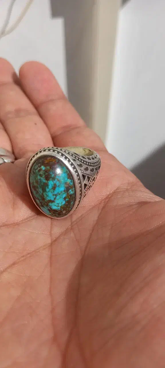 انگشتر فیروزه اصل|جواهرات|زابل, |دیوار