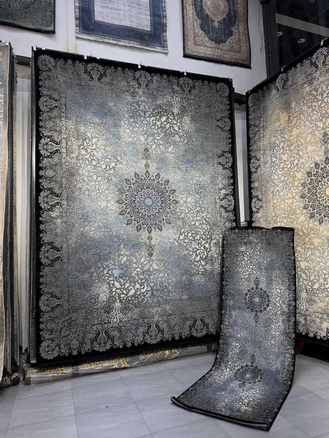 مجموعه زیبای فرش قالی کاشان ۱۲۰۰.جدید|فرش|شیراز, قلات|دیوار