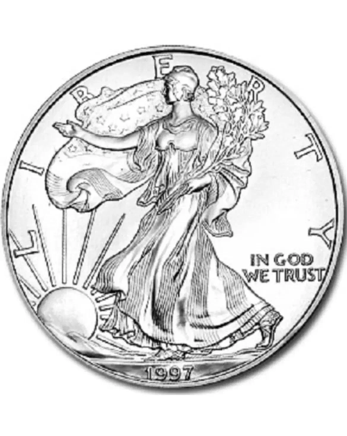 سکه یادبود آمریکایی سال ۱۹۹۷|کلکسیون سکه، تمبر، اسکناس|شیراز, خلیلی|دیوار