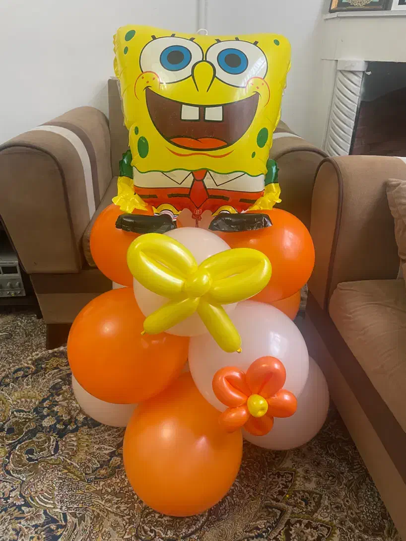 بادکنک باب اسفنجی تولد|اسباببازی|مشهد, تربیت (صدف)|دیوار