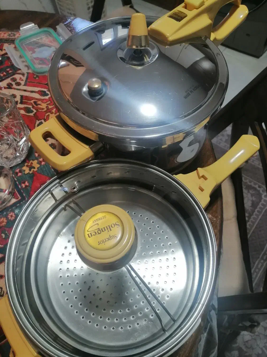 زود پز و بخار پز دوقلو زولینگن|ظروف پخت‌وپز|بابلسر, |دیوار