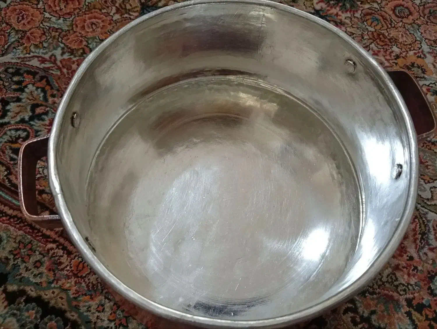 قابلمه مسی نونو با سینی و تابه رژیمی نونو|ظروف پخت‌وپز|محمدیه-قزوین, |دیوار