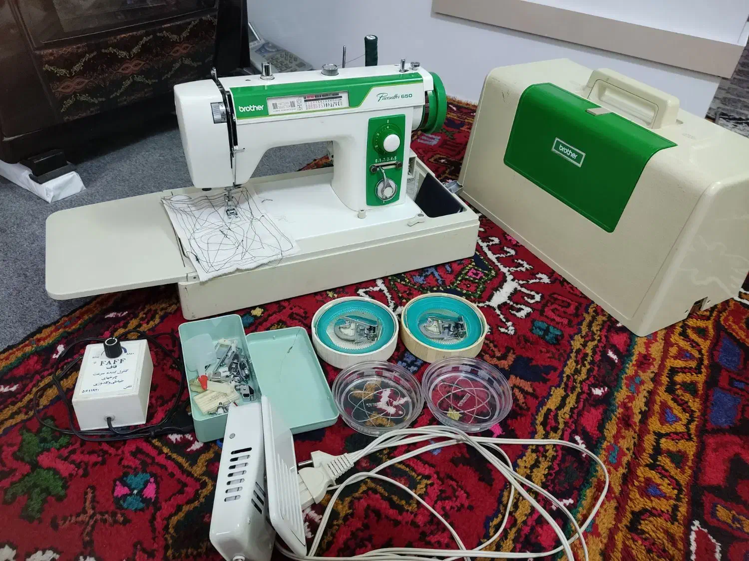 چرخ خیاطی برادر اصل ژاپن فلزی در حد نو نو|چرخ خیاطی و ریسندگی|اهر, |دیوار