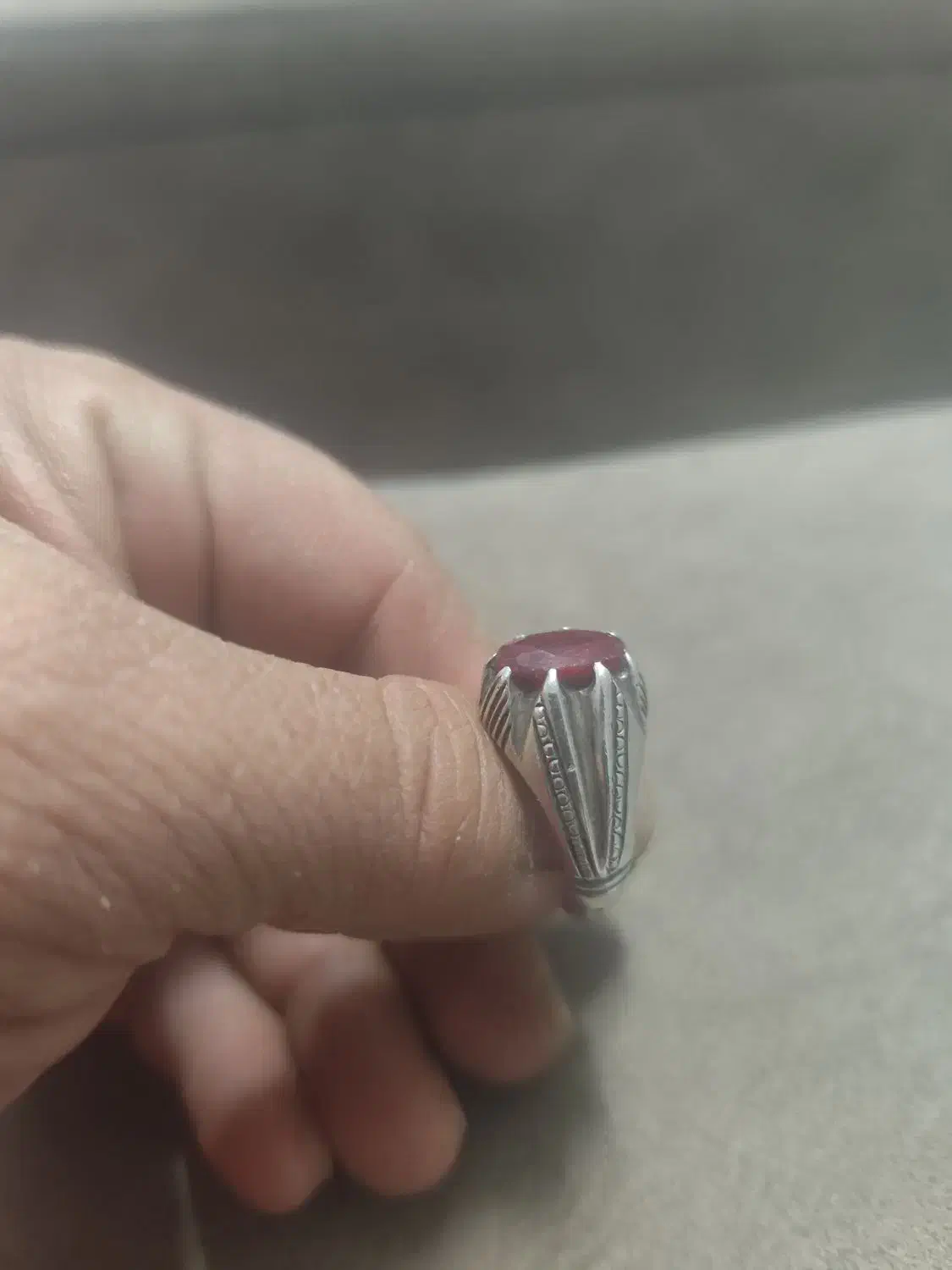 یاقوت اصل و انگشتر عقیق|جواهرات|اردکان, |دیوار