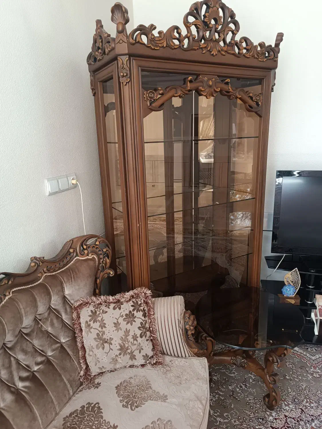 فروش ویترین چوبی|بوفه، ویترین، کنسول|داران, |دیوار