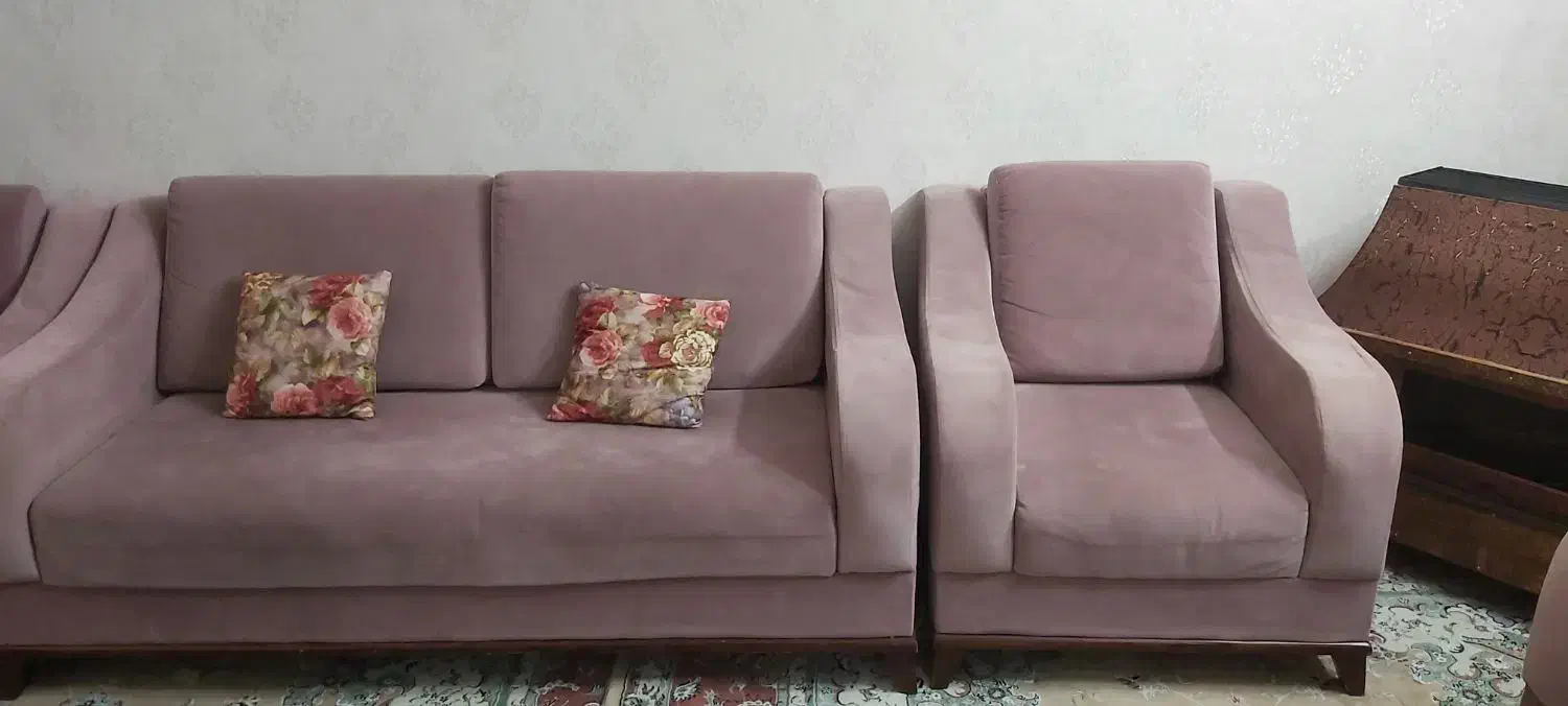 مبل ۷ نفره|مبلمان خانگی و میز عسلی|تفرش, |دیوار