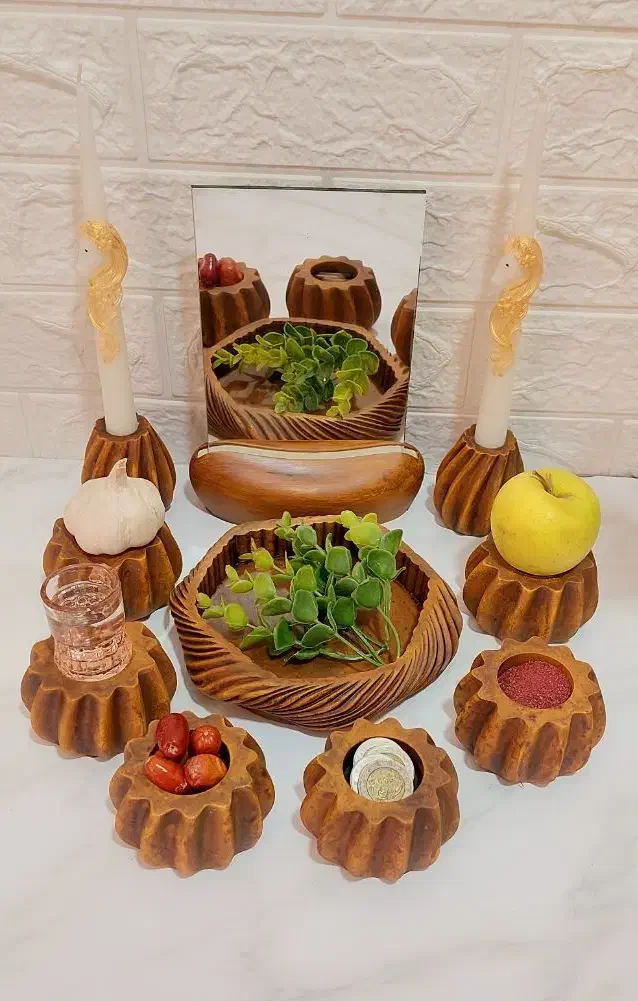 هفت‌سین بتنی|صنایع دستی و سایر لوازم تزئینی|مسجد سلیمان, |دیوار