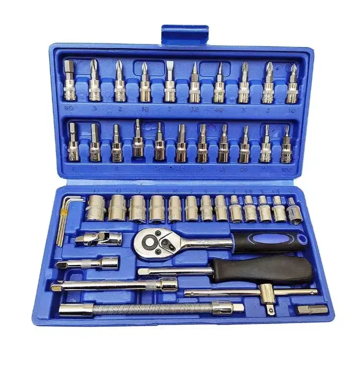 اچار بکس درایو 1/4 مجموعه 46 عددی-پرداخت درب منزل|ابزارآلات|صدرا-فارس, فاز ۱|دیوار