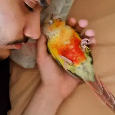 طوطی گرینچیک سخنگو دستی آناناسی نایاب|پرنده|کرج, فاز ۲ مهرشهر|دیوار