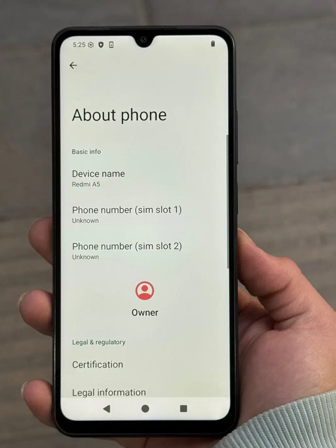 شیامی redmi A5|موبایل|تهران, مهرآباد|دیوار