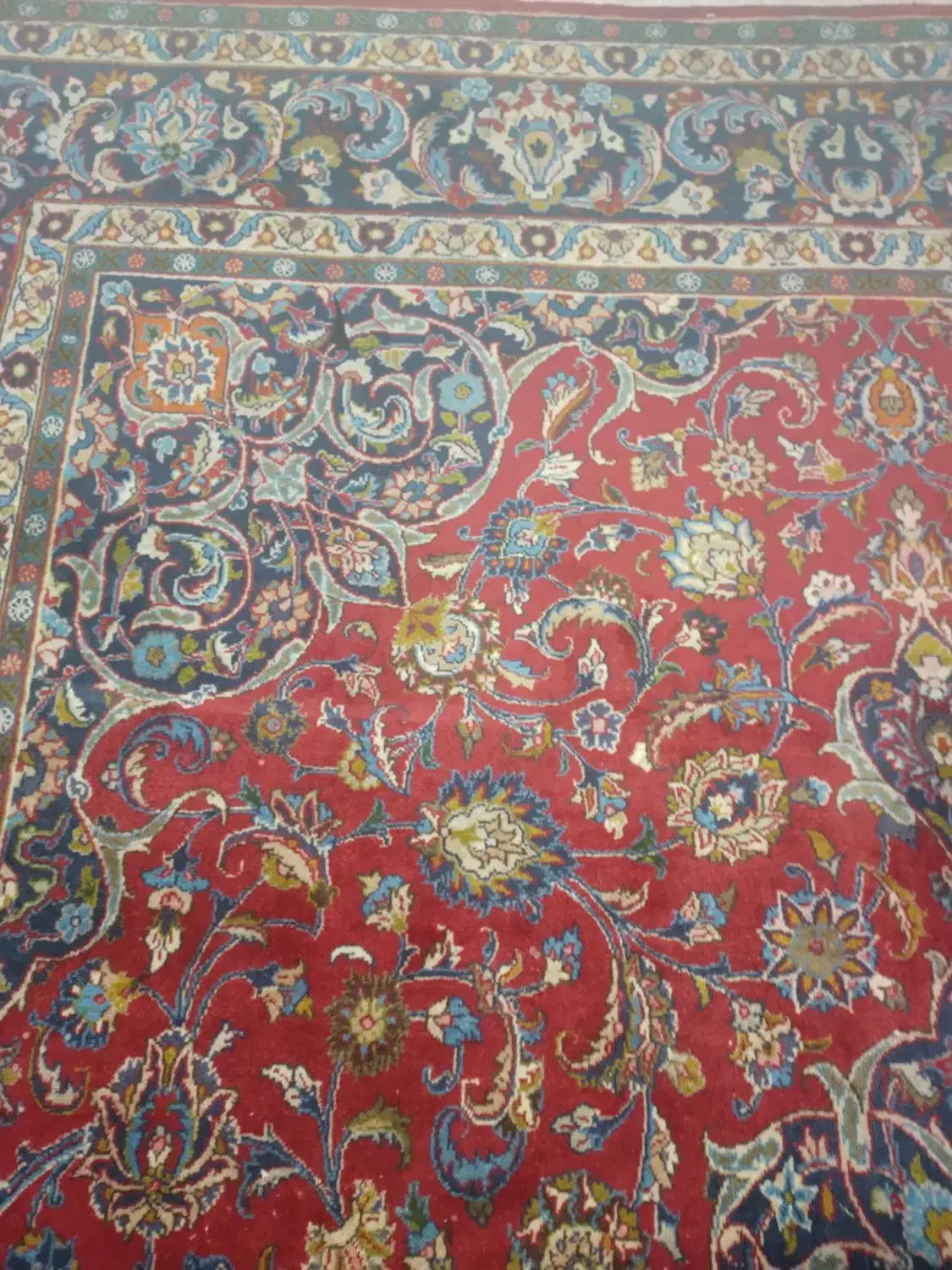 فرش مشهد کارکرده|فرش|باسمنج, |دیوار