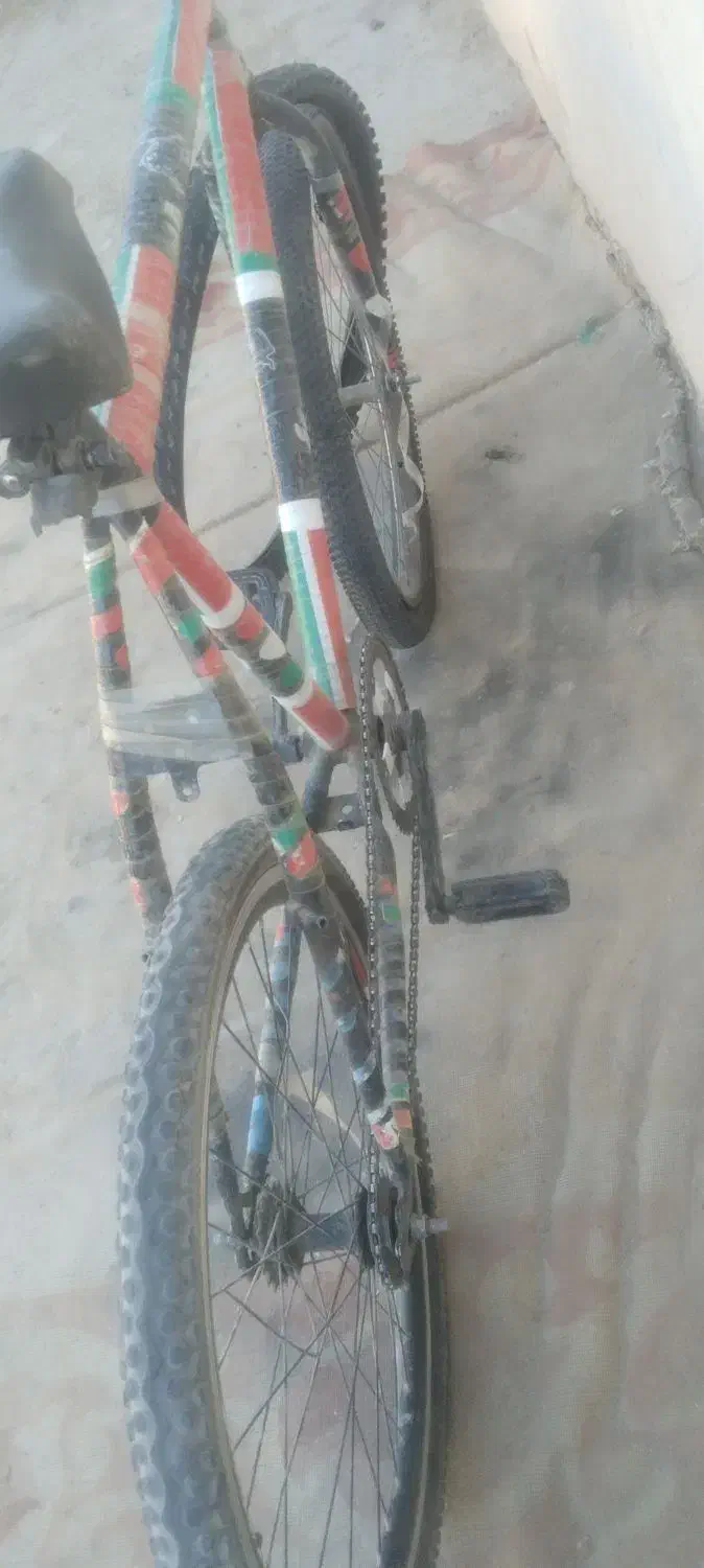 دوچرخه ۲۶ اساک معامله با گوشی یا تبلت یا پولی|دوچرخه، اسکیت، اسکوتر|خاش, |دیوار