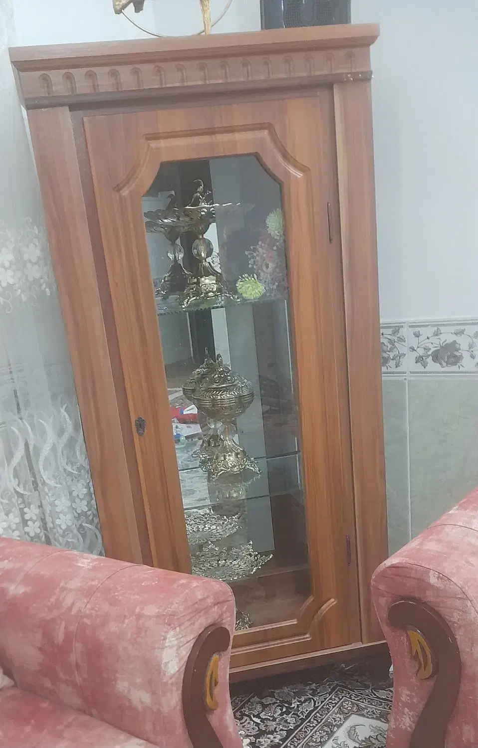 بوفه چوبی|بوفه، ویترین، کنسول|خوشاب, |دیوار