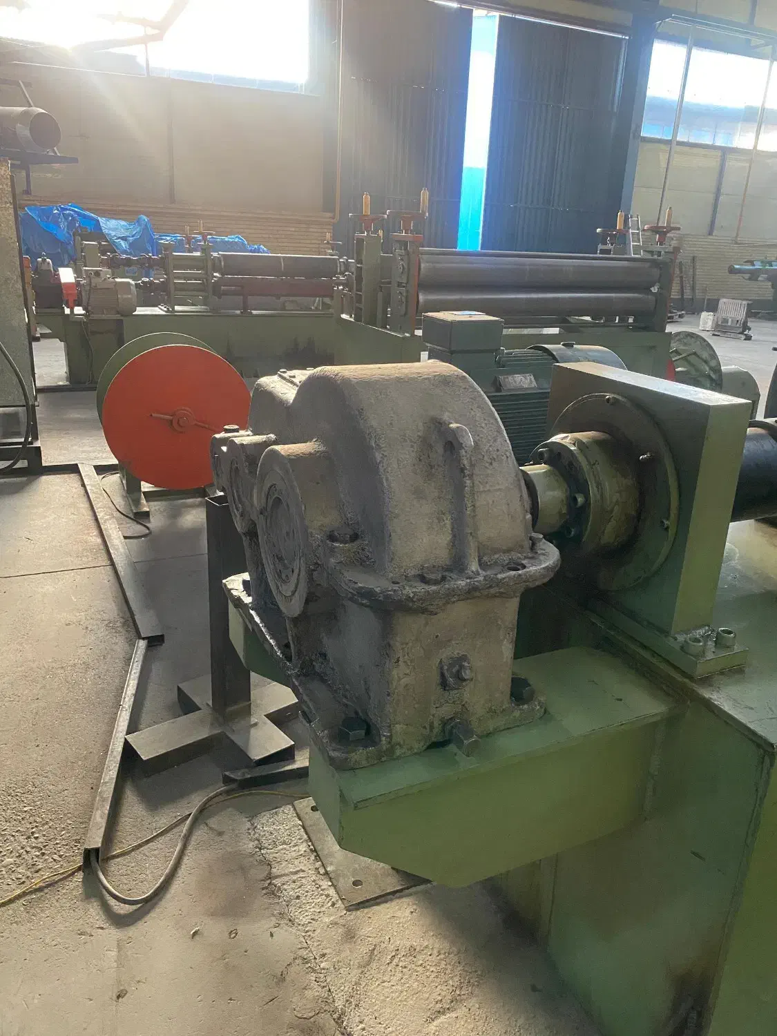 خط نواربری ورق آهنی برش رول به رول|ماشین‌آلات صنعتی|خسروشاه, |دیوار