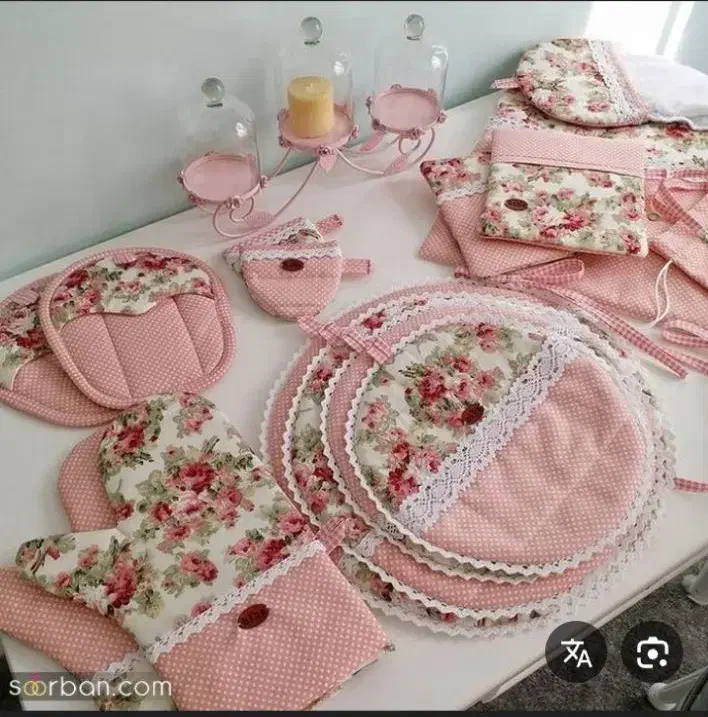 سرویس اشپزخانه عروس،کاربردی|سفره، حوله، دستمال آشپزخانه|قیدار, |دیوار