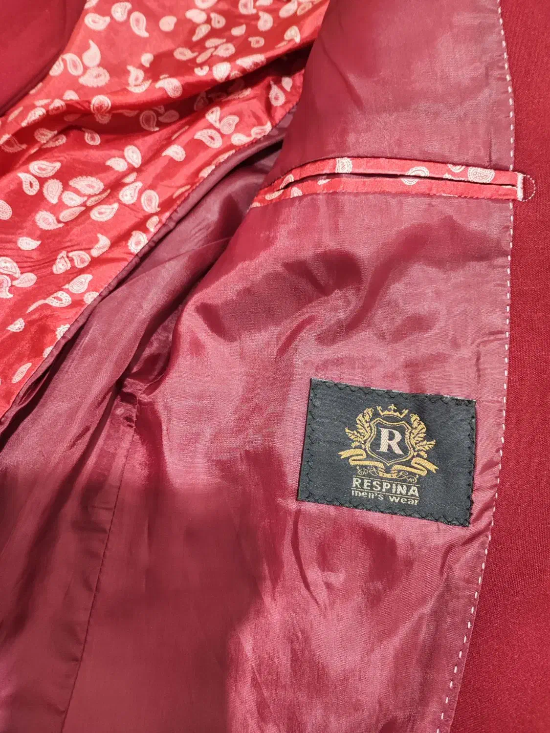 تک کت قرمز سایز 47|لباس|قشم, |دیوار