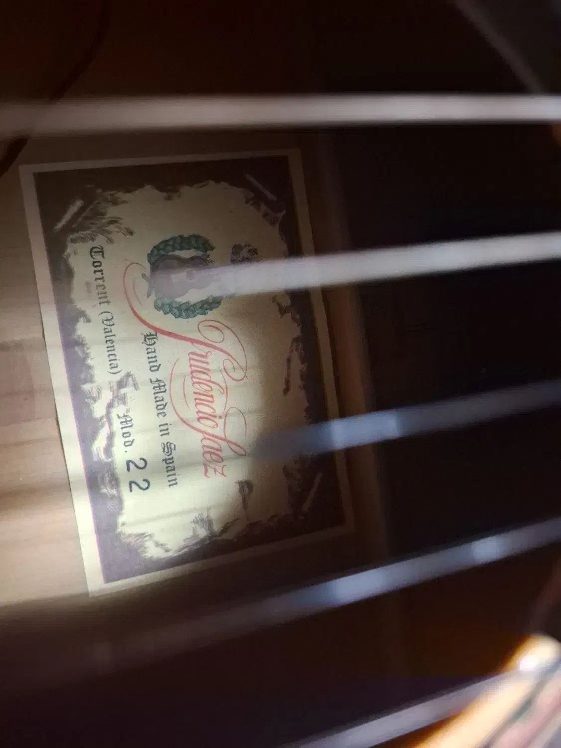 Prudencio Saez 22 گیتار دست ساز اسپانیایی|گیتار، بیس، امپلیفایر|قم, نیروگاه|دیوار